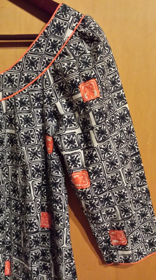 '70s muu'muu. label:  Kiyomi Hawaii / Liberty House. 