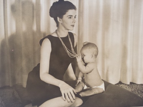 Alice Anne (Severson) Parker with Infant Daughter April